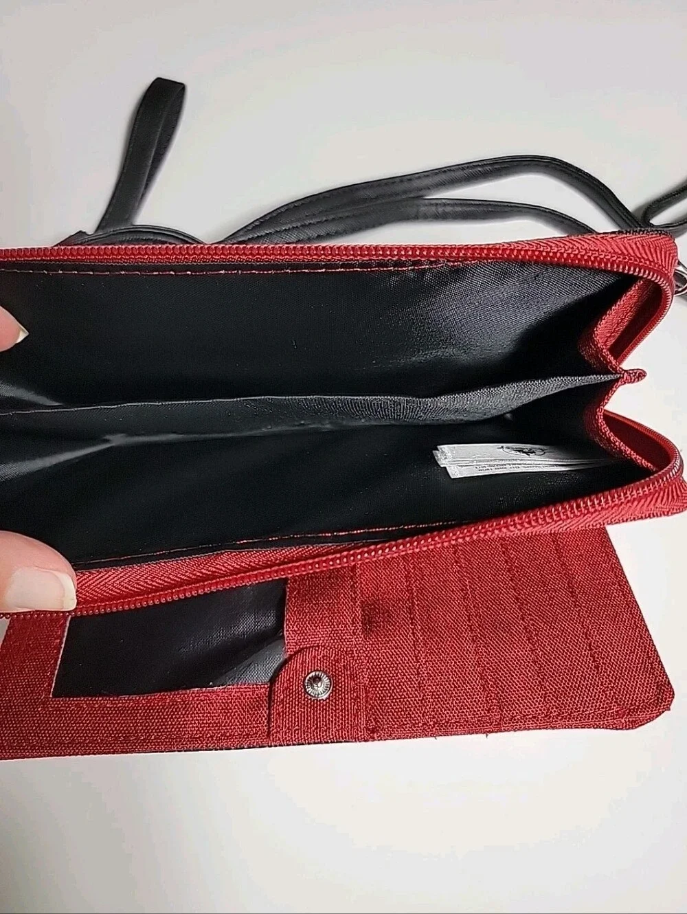 Disney Mickey Mouse Red Wallet Wristlet NWOT